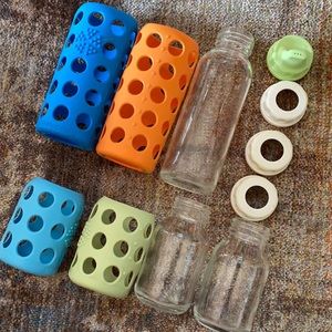 Lifefactory Glass Baby bottle and sippy items